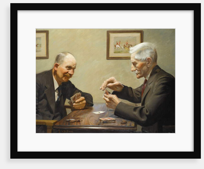 Men Playing Cards by Walter Bonner Gash