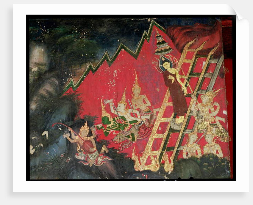 Buddha Descending from Heaven by Thai School