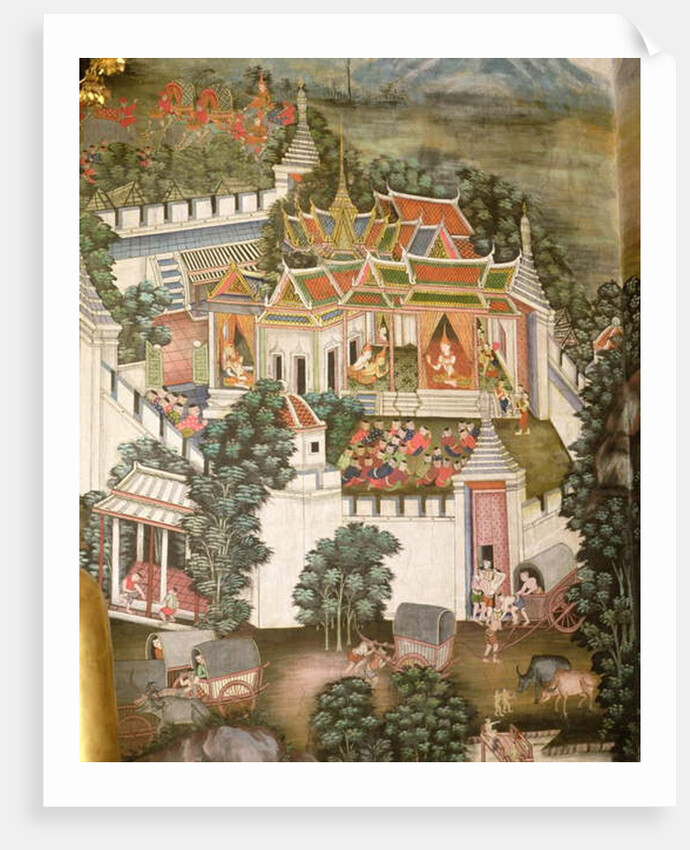 A Fortified Palace by Thai School