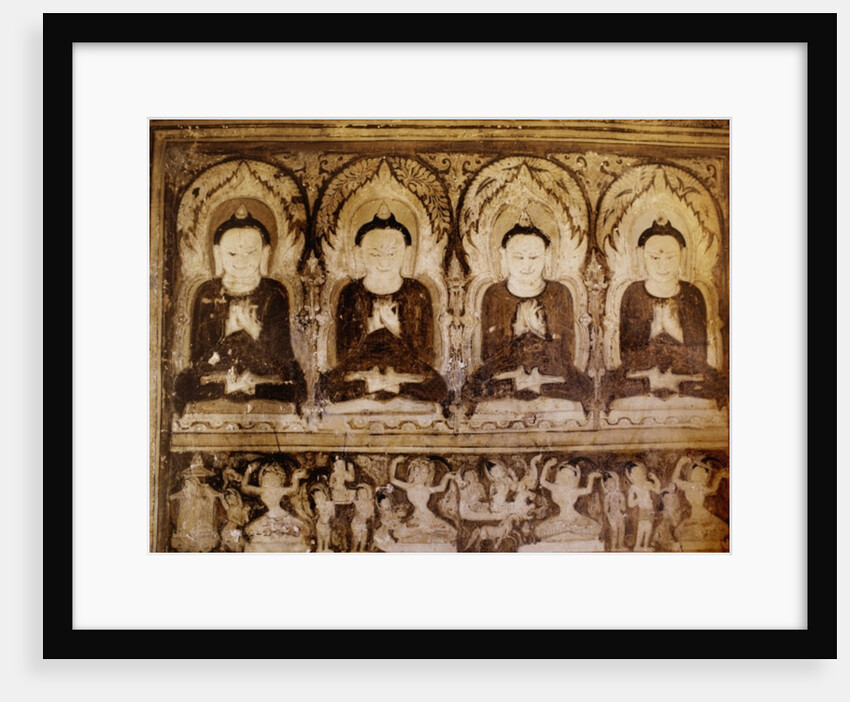Four Buddhas by Burmese School