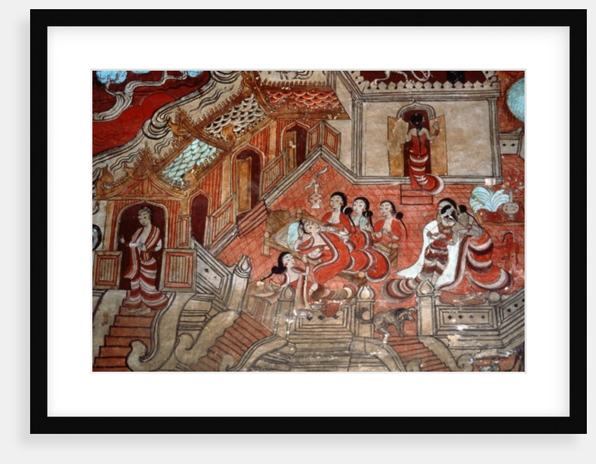 Scenes from the life of a Bodhisattva, 1776 by Burmese School