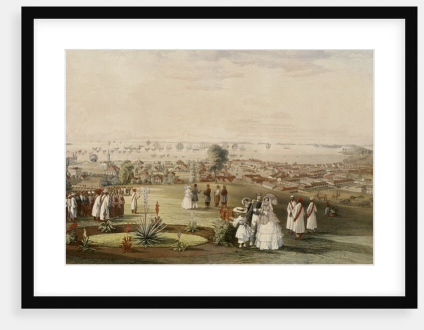 View of Singapore from Fort Canning, 1846 by John Turnbull Thomson