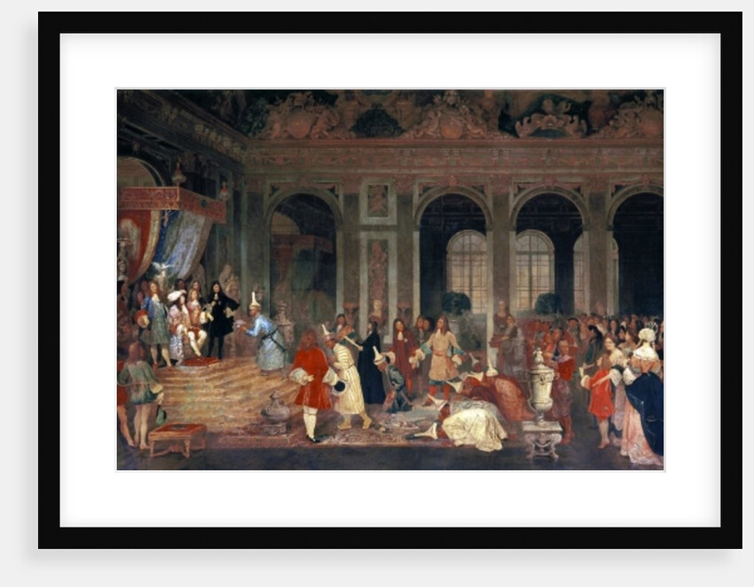 Louis XIV Receiving Ambassadors from Siam at Versailles, c.1865-67 by Jacques Edmond Leman