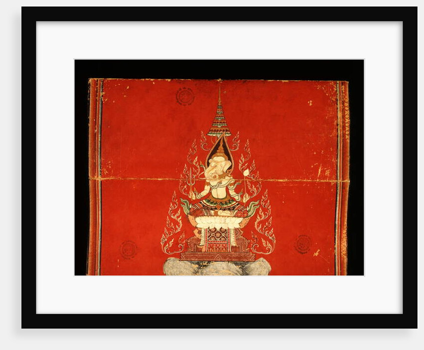 Ganesh manuscript on elephant training by School Thai