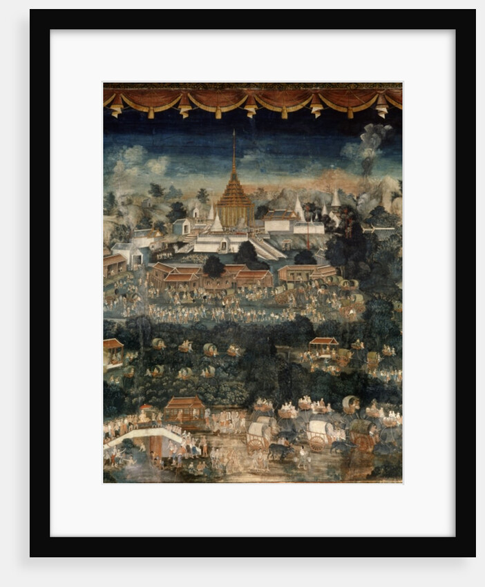 Pilgrimage to the temple of the Buddha Footprint at Saraburi by Inkhong Krua