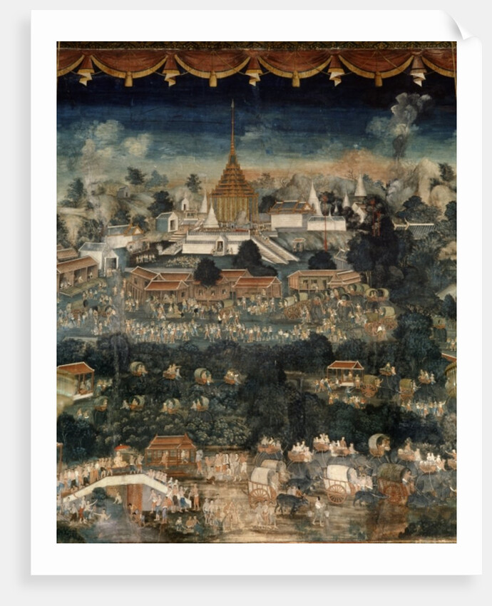 Pilgrimage to the temple of the Buddha Footprint at Saraburi by Inkhong Krua