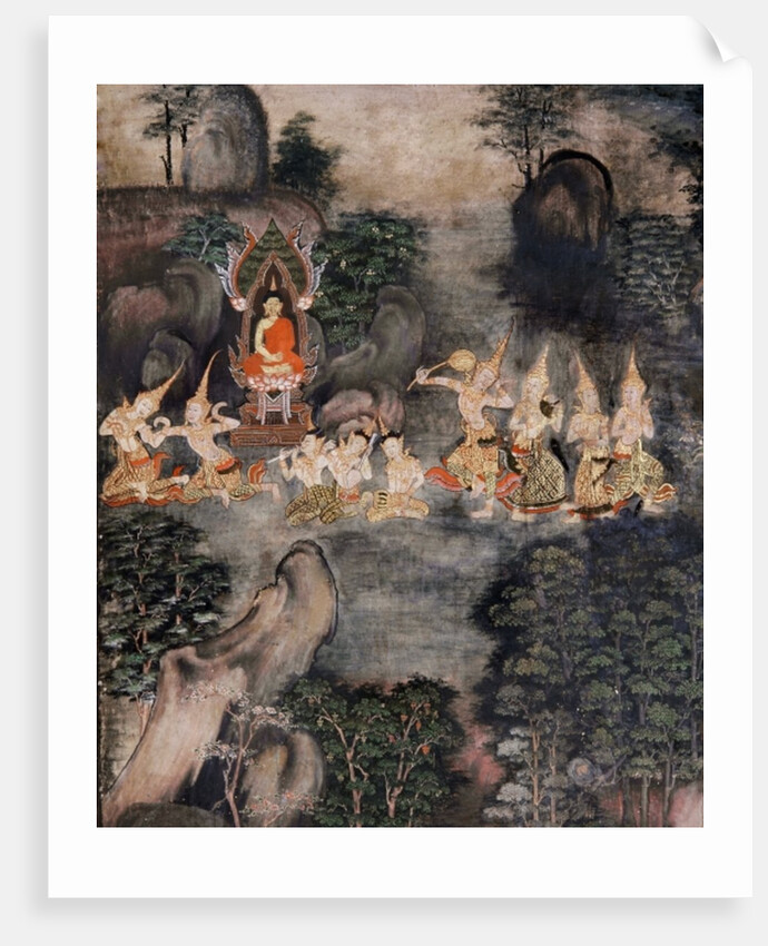 Temptation of Buddha by School Thai