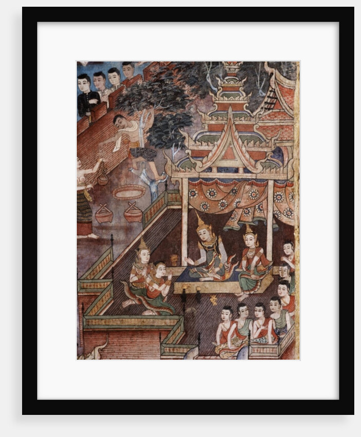 Detail of mural by School Thai