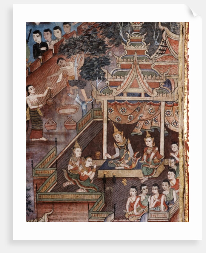 Detail of mural by School Thai