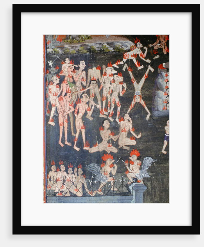 Scene of an inferno by Thai School