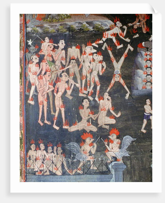 Scene of an inferno by Thai School