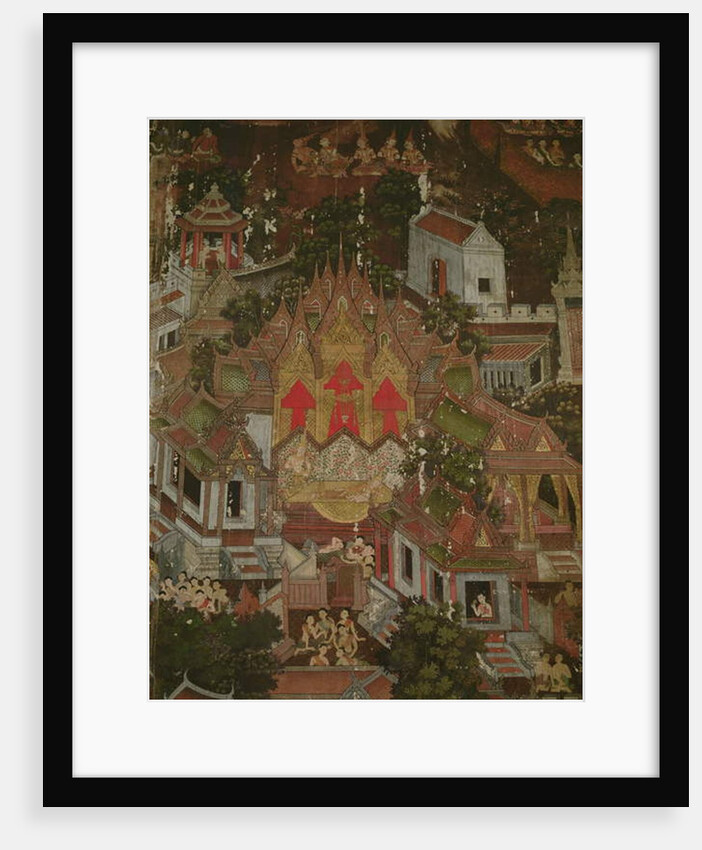 Birth of a Prince, Wat Suthat, Bangkok by Thai School