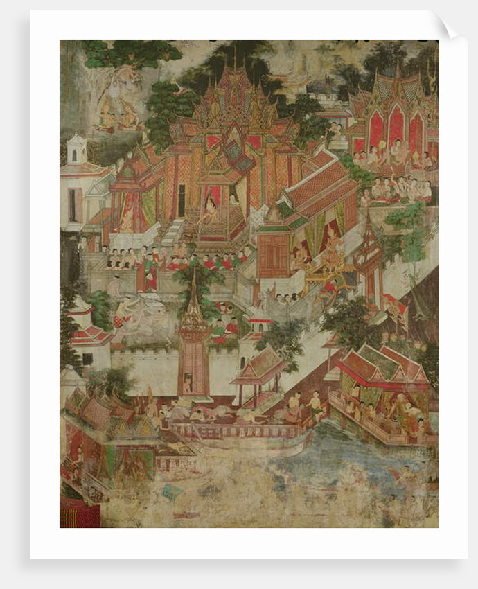 Vessantara Jataka, Wat Suwannaram, Thonburi, 1831 by Thai School