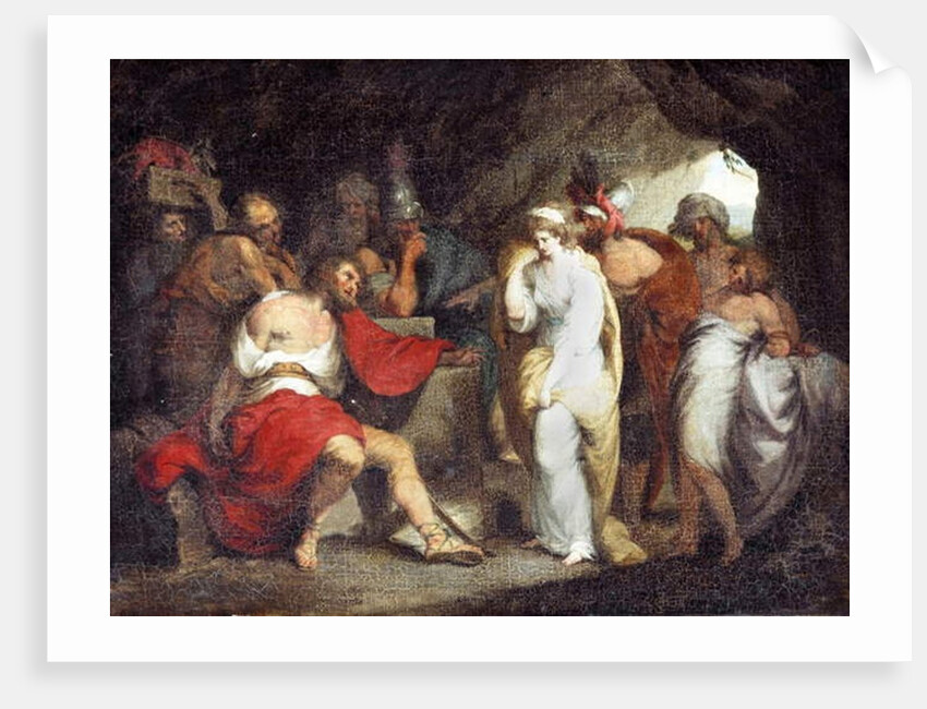 A Captive Maiden by John Hamilton (school of) Mortimer