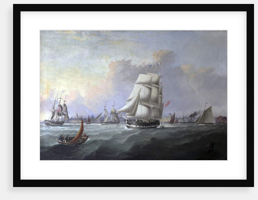 The Port of Liverpool: In the Foreground the Ship 'John Campbell', Owner Isaac Bold by Joseph Heard