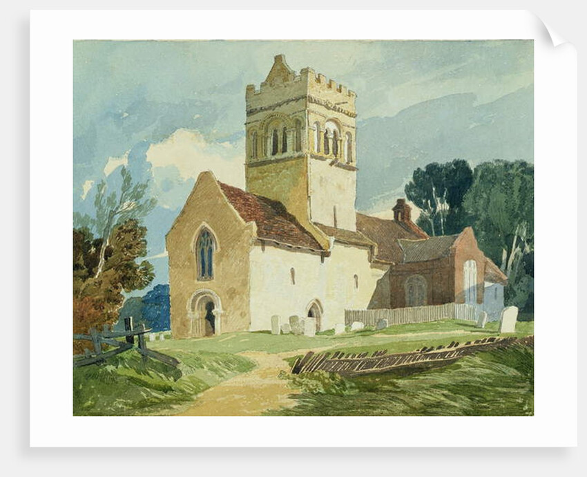 Gillingham Church, Norfolk by John Sell Cotman