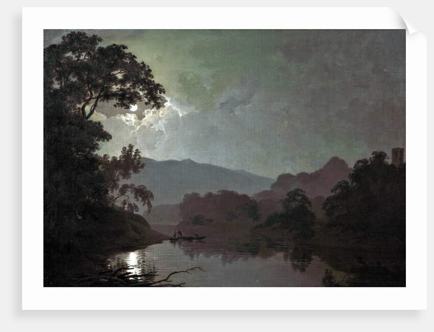 Snowdon by Moonlight, 1792 by Joseph Wright of Derby