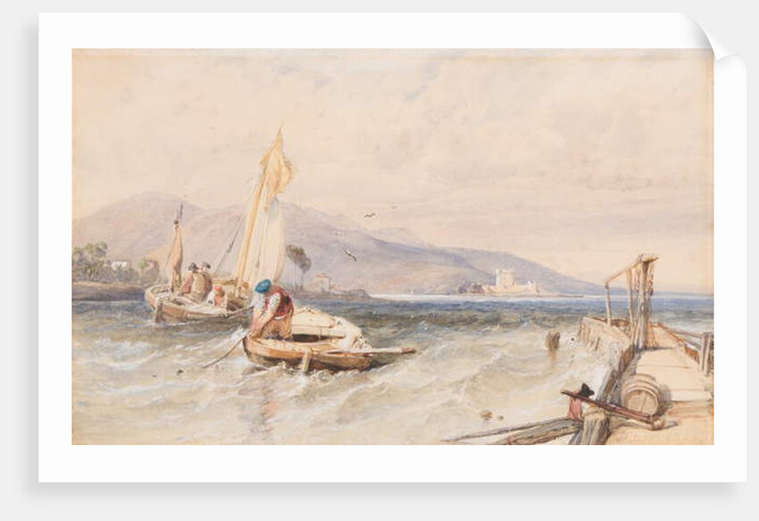 Castle Douglas, Loch Leven, 1849 by William Clarkson Stanfield