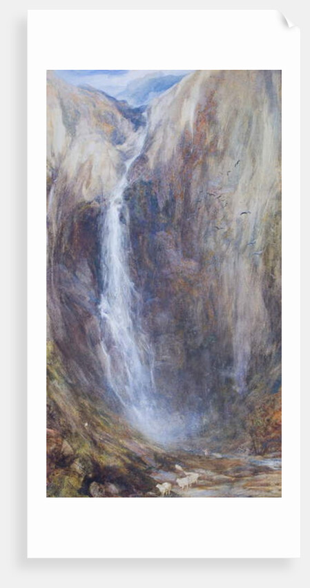 Aber Falls by Henry Clarence Whaite