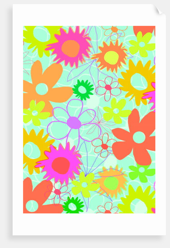 Mixed Flowers by Louisa Hereford