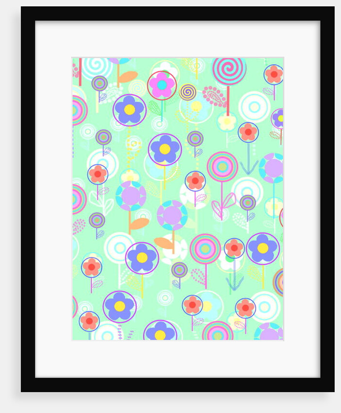 Overlayer Flowers by Louisa Hereford