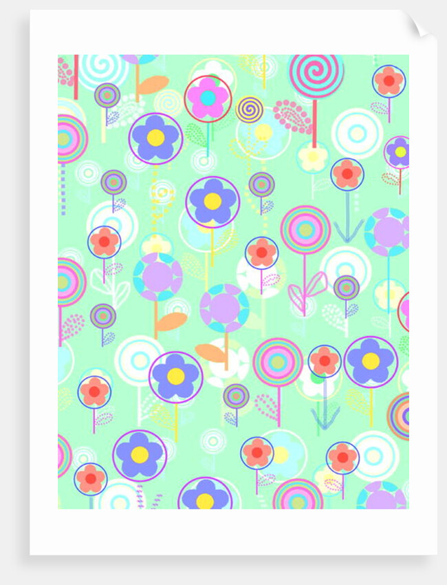 Overlayer Flowers by Louisa Hereford