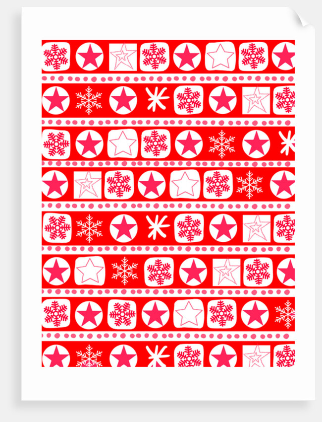 Christmas Wrap Stripe, 2017 by Louisa Hereford