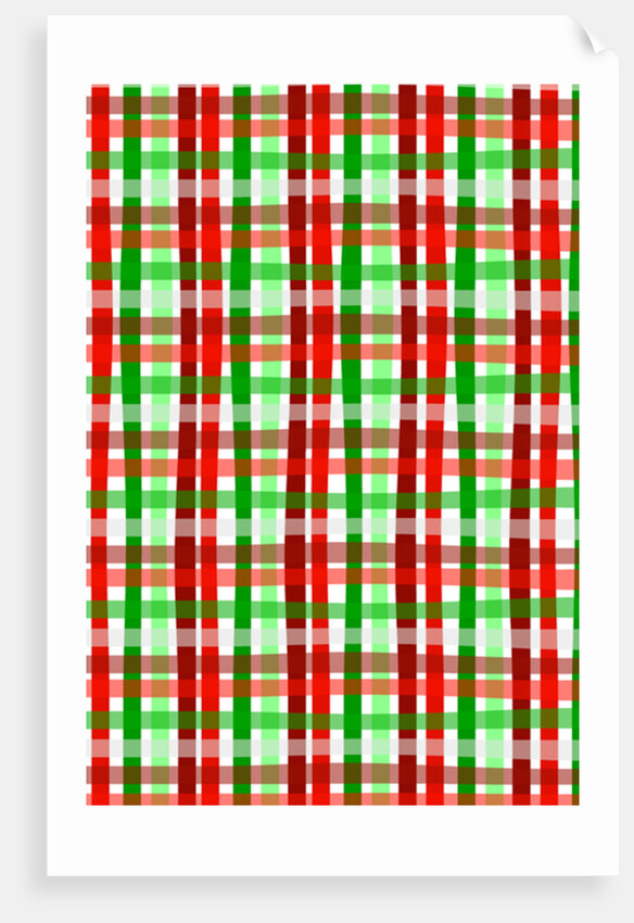 Christmas Wrap check, 2017 by Louisa Hereford