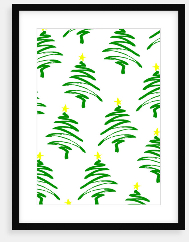 Funky Christmas Trees, 2017 by Louisa Hereford