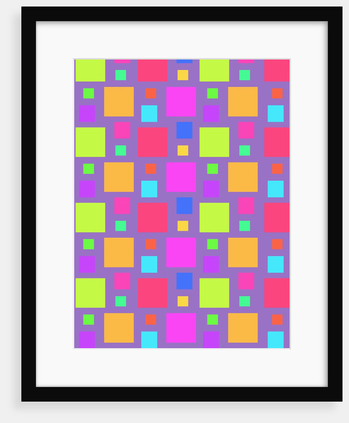 Multicoloured Squares, 2011 by Louisa Hereford