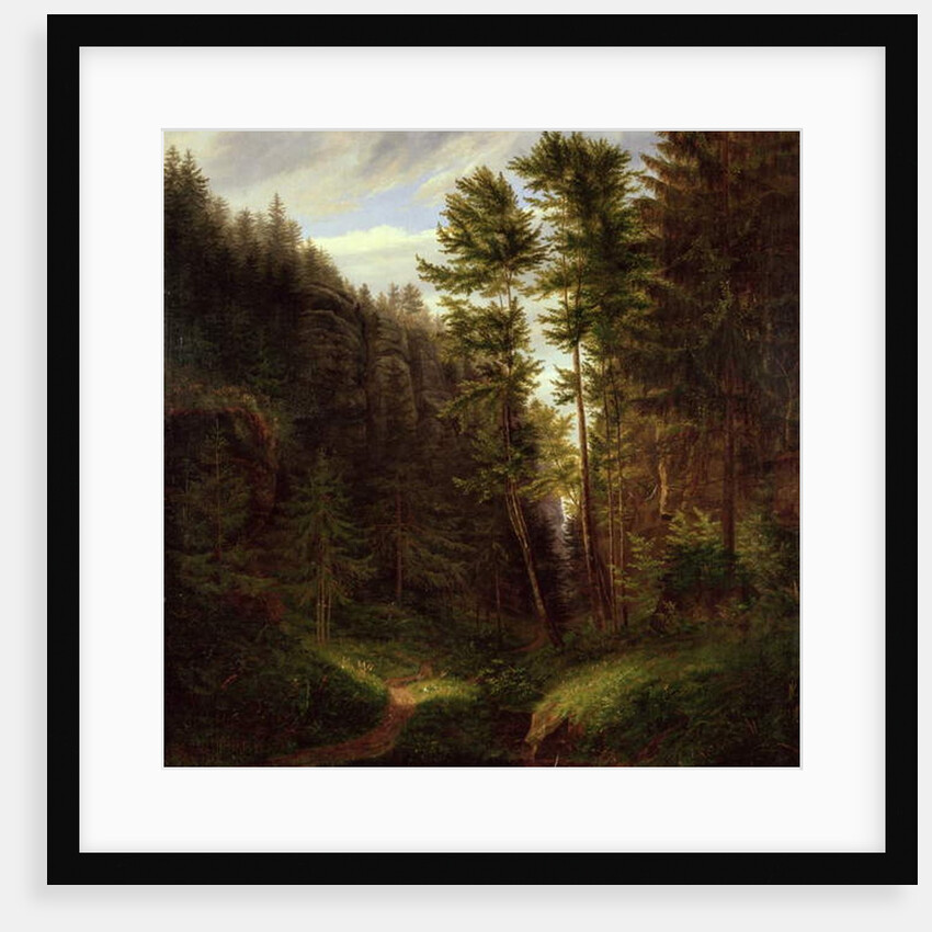 Clearing in the Uttenwald Region, 1820 by Carl Wilhelm Goetzloff