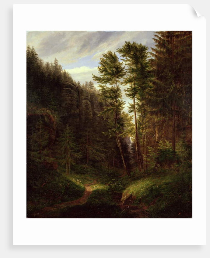 Clearing in the Uttenwald Region, 1820 by Carl Wilhelm Goetzloff