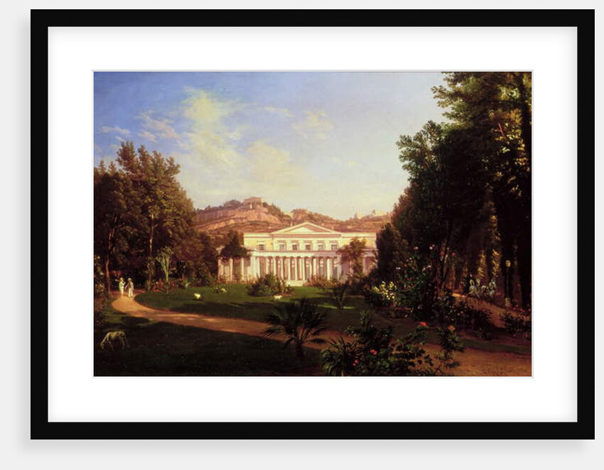 Villa Pignatella, Riviera di Chiaia, Naples, c.1845 by Carl Wilhelm Goetzloff