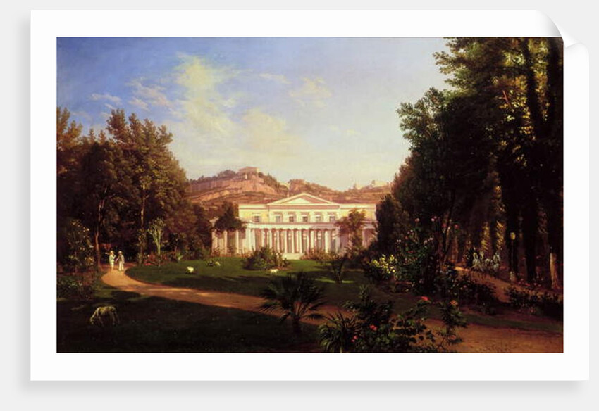 Villa Pignatella, Riviera di Chiaia, Naples, c.1845 by Carl Wilhelm Goetzloff