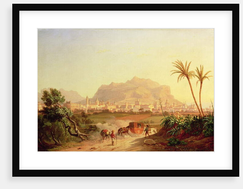 View of Palermo, c.1831 by Carl Wilhelm Goetzloff