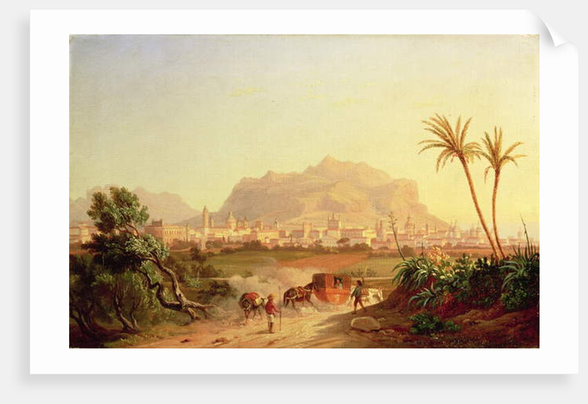 View of Palermo, c.1831 by Carl Wilhelm Goetzloff