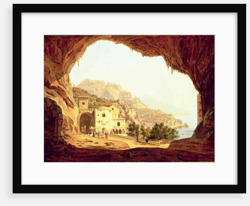 View from a Grotto over the Amalfi Coast, c.1842 by Carl Wilhelm Goetzloff