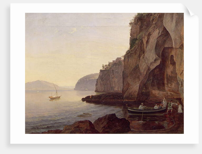 Cocumella near Sorrento, 1827 by Carl Wilhelm Goetzloff