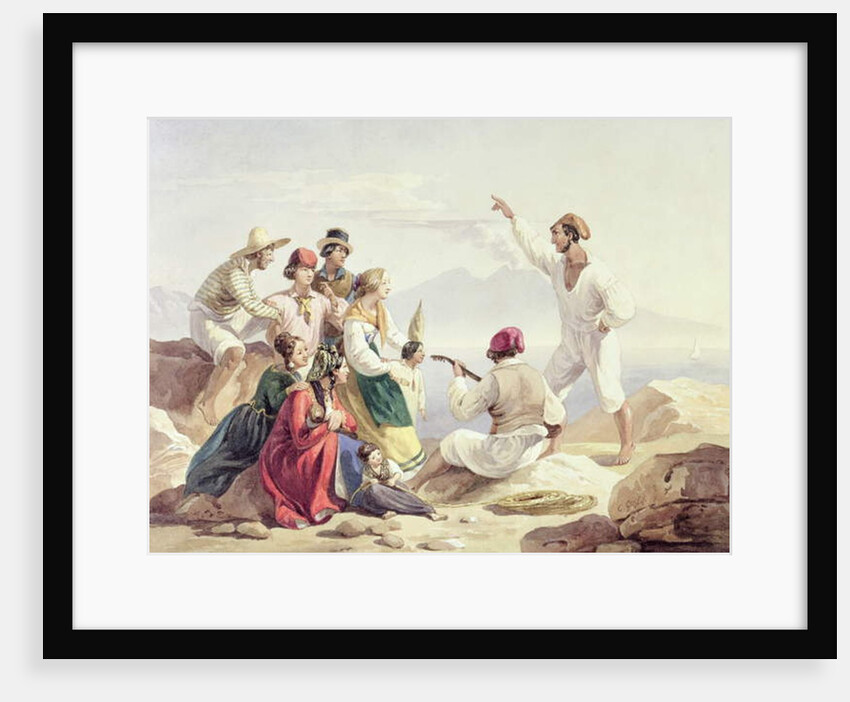 Group Wearing Neapolitan Costume, c.1827 by Carl Wilhelm Goetzloff