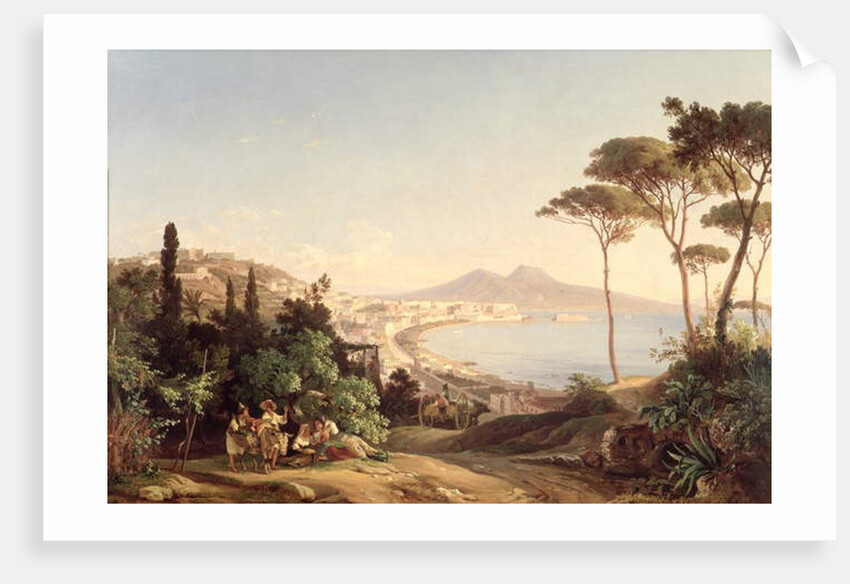 View of Naples, 1837/38 by Carl Wilhelm Goetzloff