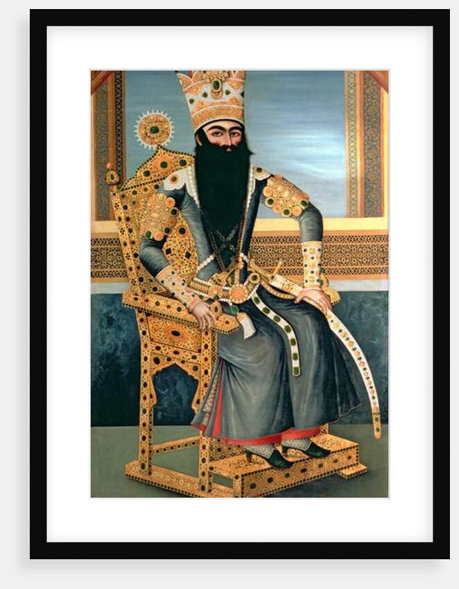 Portrait of Fath 'Ali Shah c.1805 by Mihr'Ali Mihr'Ali