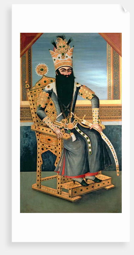 Portrait of Fath 'Ali Shah c.1805 by Mihr'Ali Mihr'Ali