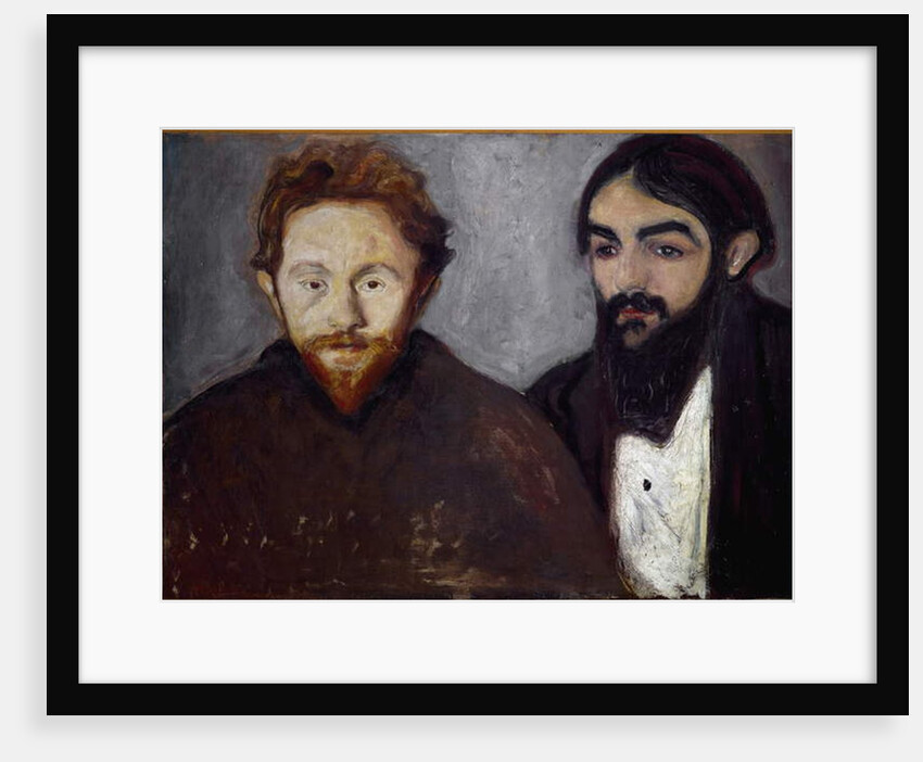 Double Portrait by Edvard Munch