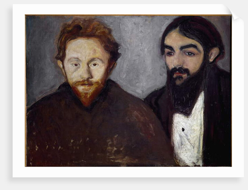 Double Portrait by Edvard Munch