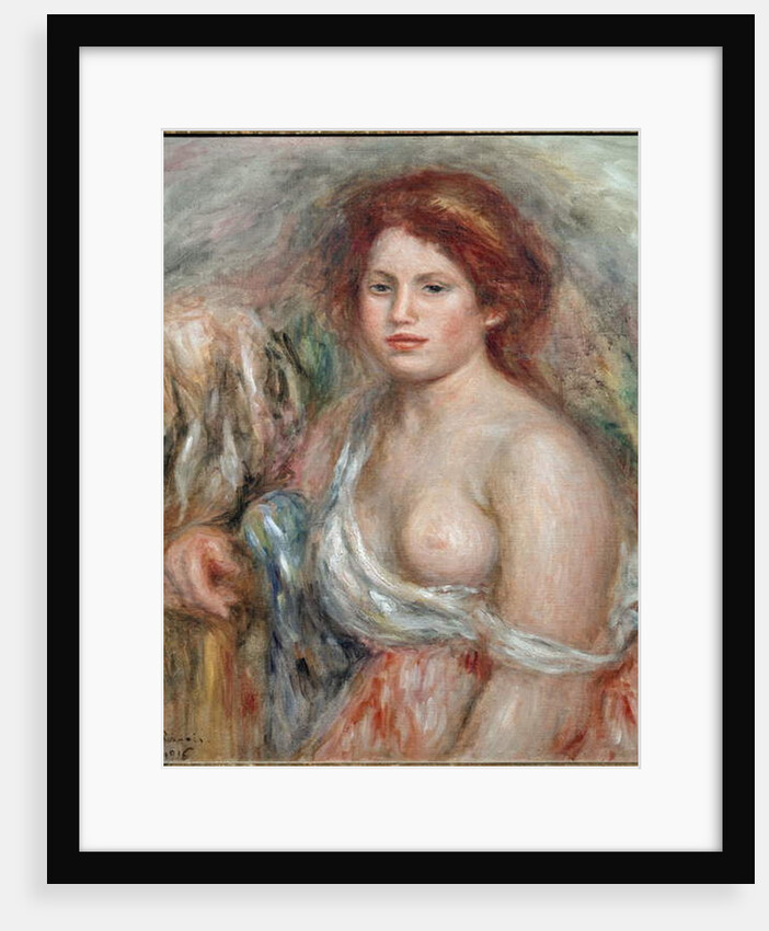 Portrait of a painter's model, 1916 by Pierre Auguste Renoir