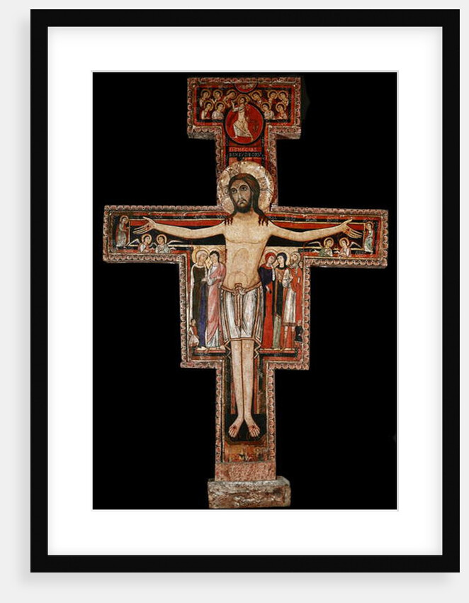 The San Damiano cross, c.1100 by Italian School