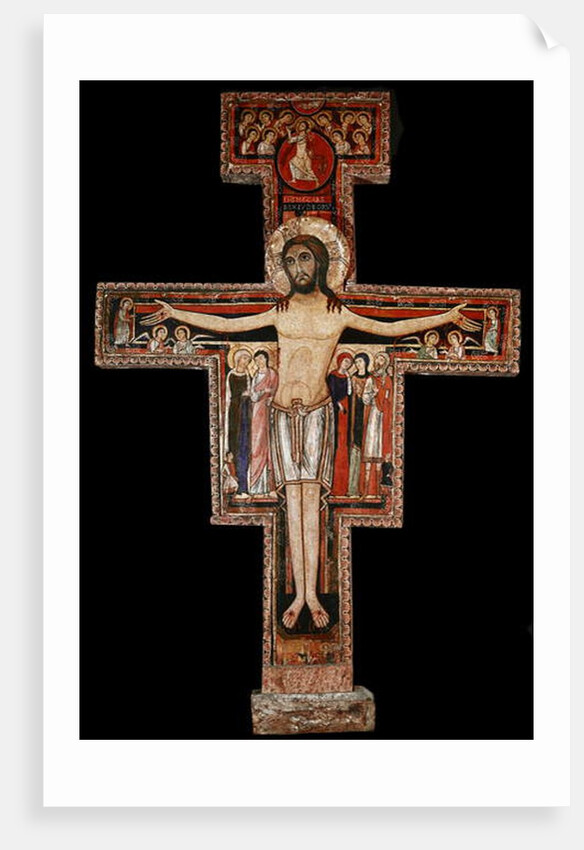 The San Damiano cross, c.1100 by Italian School