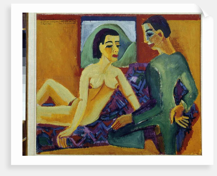 The Couple - by Ernst Ludwig Kirchner