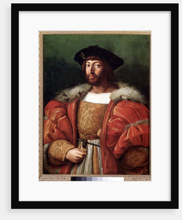 Lorenzo de' Medici, Duke of Urbino - oil on canvas, circa 1516-1519 by Raphael