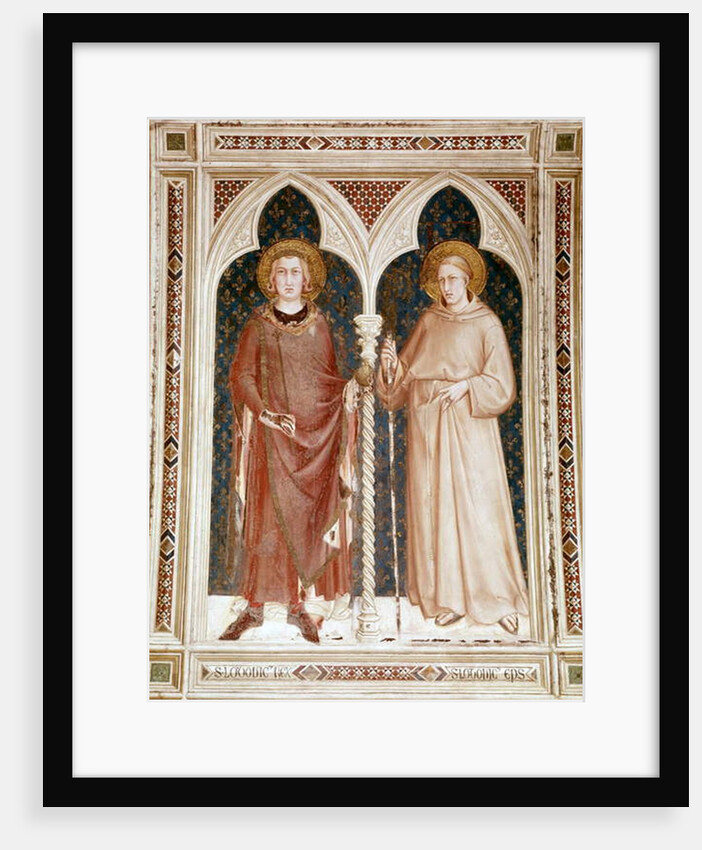 St. Louis IX and St. Louis of Anjou by Simone Martini